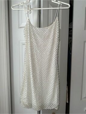 off shoulder sweater dress Women's Maxi Dress Knit Off-shoulder Sweater Polyester by Naked Wardrobe, Taupe / S